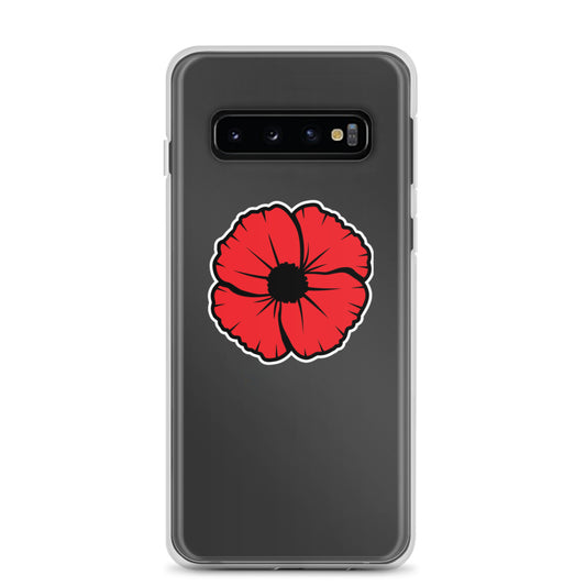 Simple Poppy Clear Case for Samsung®