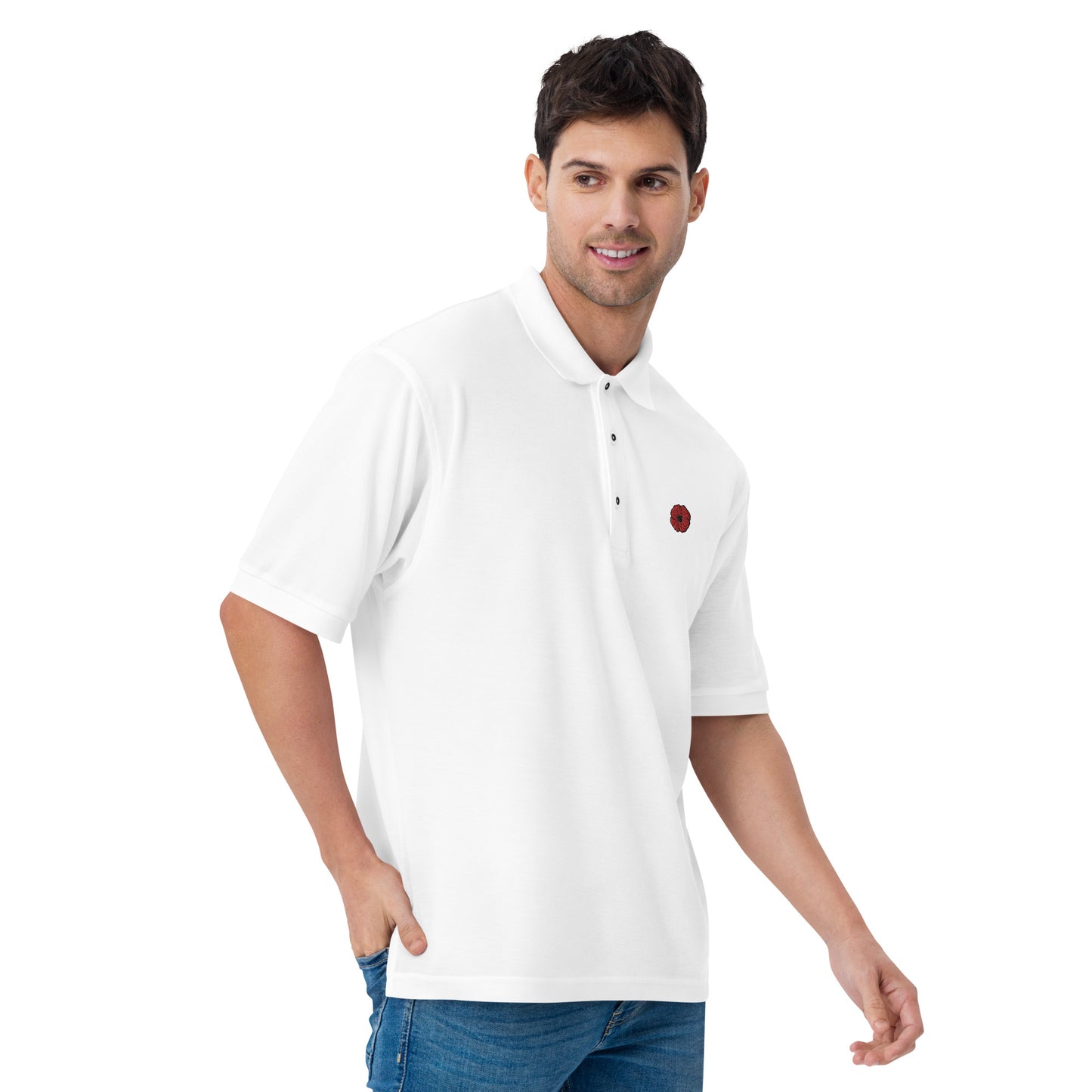 Men's Premium "Poppy" Polo