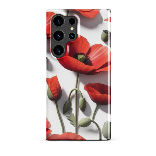 Realistic Poppy Snap case for Samsung®