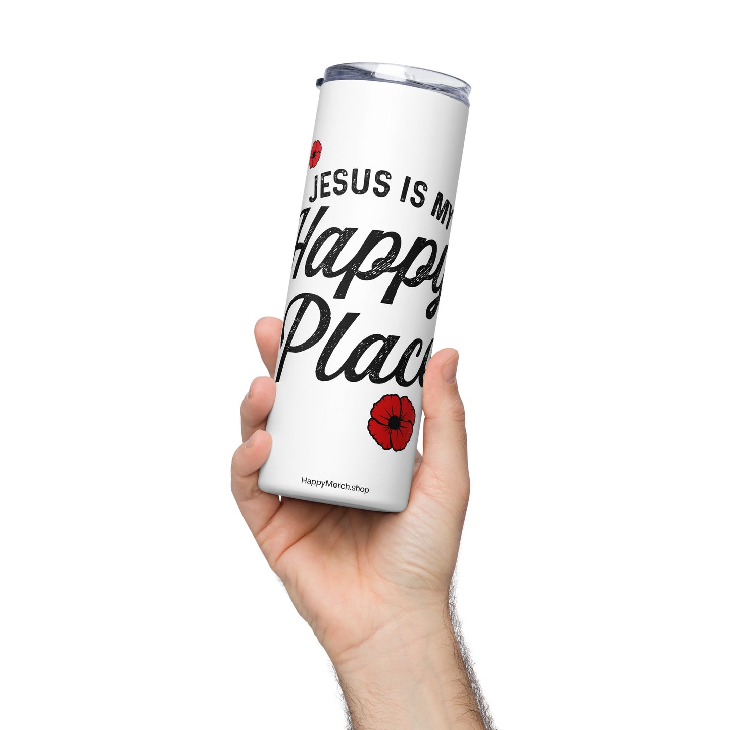 Happy Place Stainless steel tumbler