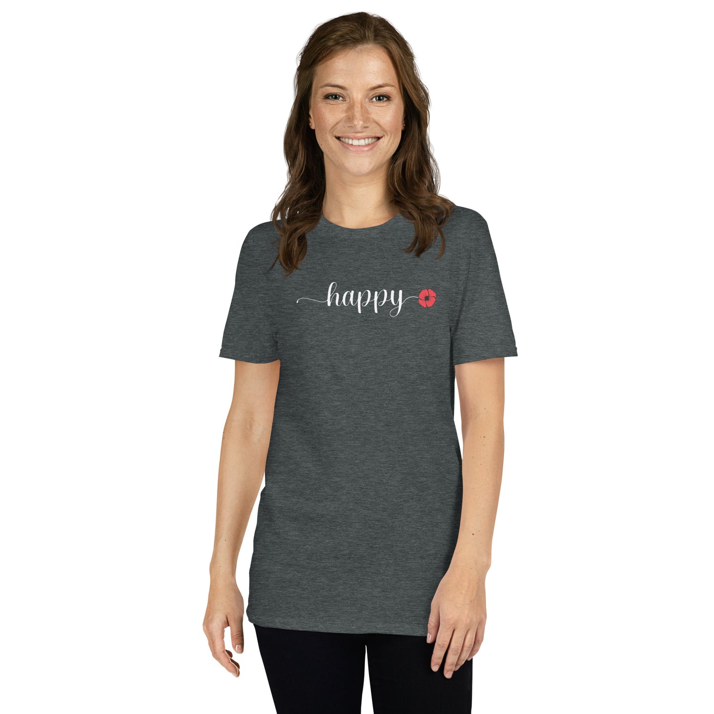 Happy Short-Sleeve Unisex T-Shirt